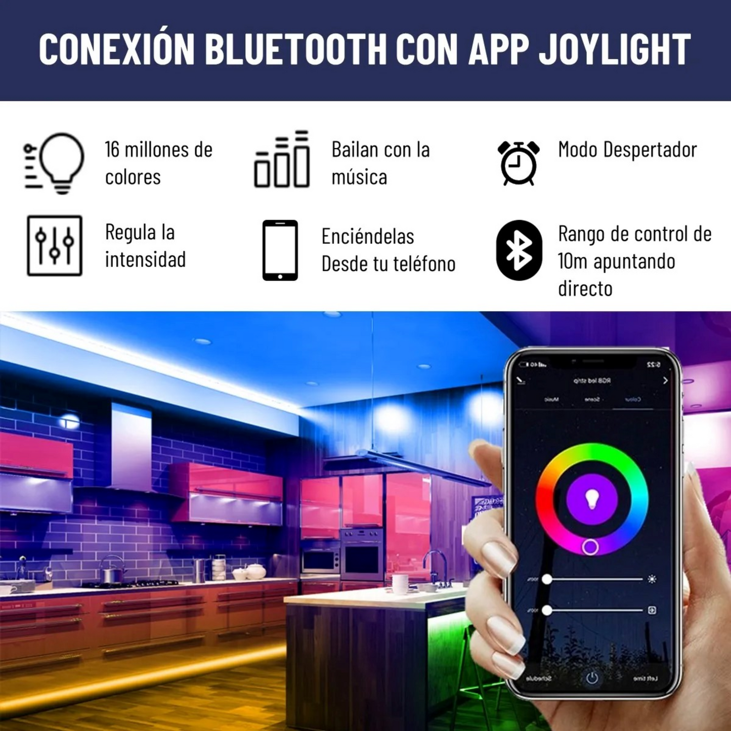 CINTA DE LUCES LED 5 METROS